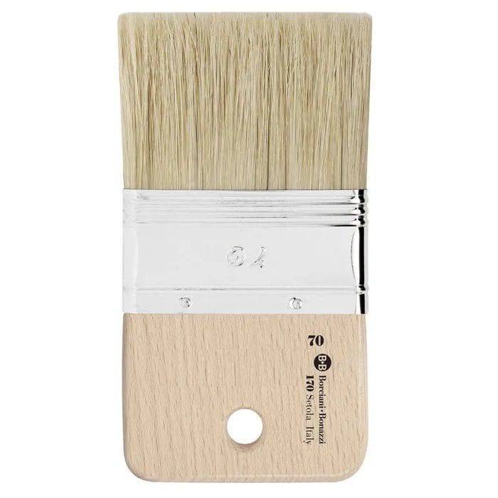 BORCIANI E BONAZZI BORCIANI E BONAZZI Borciani e Bonazzi 170 Series White Bristle Medium Length Mottler Brush