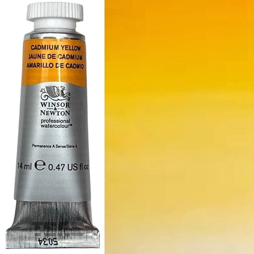 WINSOR & NEWTON WATERCOLOURS WINSOR & NEWTON WATERCOLOURS Cadmium Yellow 14ml W&N Watercolour