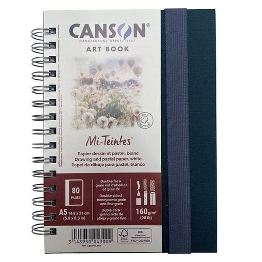 CANSON CANSON Canson Book 160gsm Pro Mi-Teintes Portrait 40Shts A5