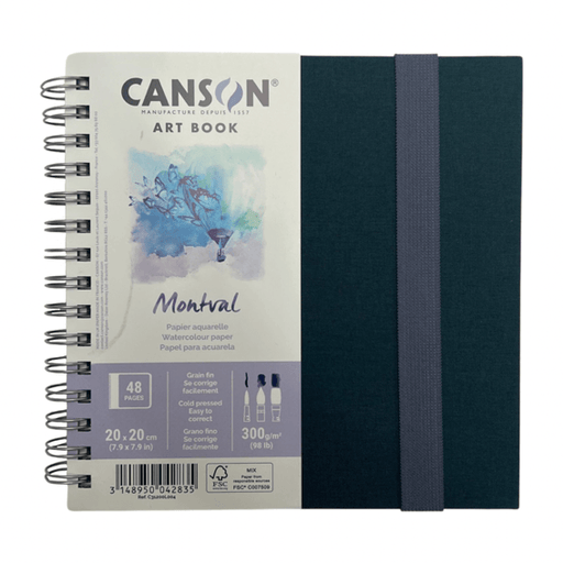 CANSON CANSON Canson Book 300gsm Pro Montval 20x20cm 24Shts