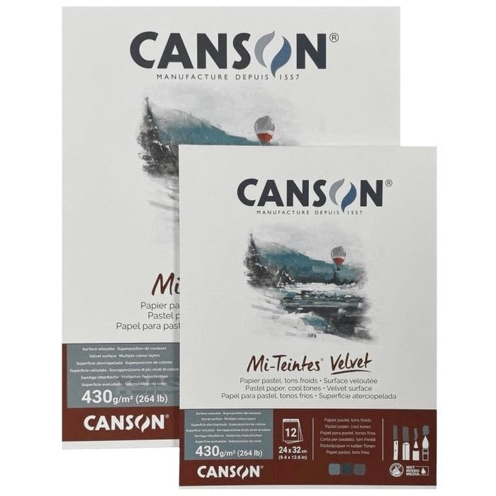 CANSON MI-TEINTES CANSON Canson Mi-Teintes 430gsm Pastel Paper Pads Cool Tones