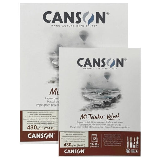 CANSON MI-TEINTES CANSON Canson Mi-Teintes 430gsm Pastel Paper Pads Cream White