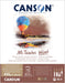 Canson Mi-Teintes Velvet 430gsm Pastel Paper Pads Brown Tones - The Sydney Art Store