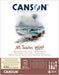 Canson Mi-Teintes Velvet 430gsm Pastel Paper Pads Cream White - The Sydney Art Store