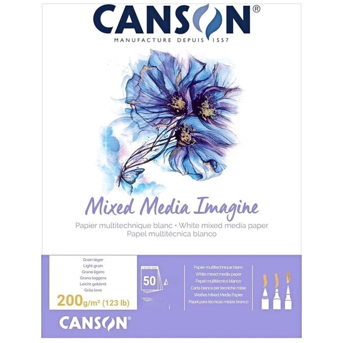CANSON PADS CANSON A2 - 200gsm 50 Sheets Canson Mix Media Imagine Pads