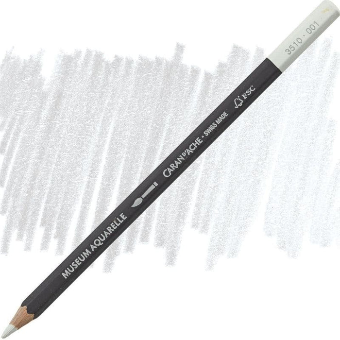 CARAN D’ACHE CARAN D’ACHE 001 WHITE Caran D’Ache Museum Aquarelle Colour Pencils