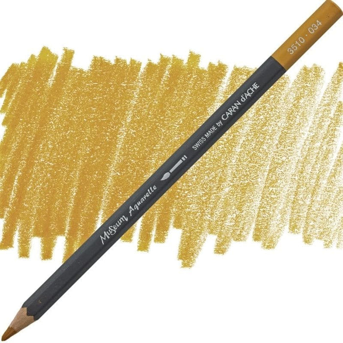 CARAN D’ACHE CARAN D’ACHE 034 YELLOW OCHRE Caran D’Ache Museum Aquarelle Colour Pencils