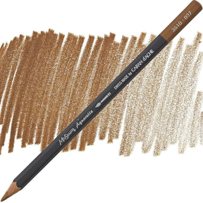 CARAN D’ACHE CARAN D’ACHE 037 BROWN OCHRE Caran D’Ache Museum Aquarelle Colour Pencils