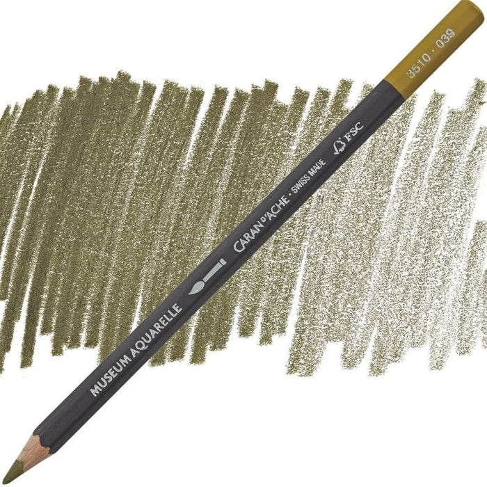 CARAN D’ACHE CARAN D’ACHE 039 OLIVE BROWN Caran D’Ache Museum Aquarelle Colour Pencils