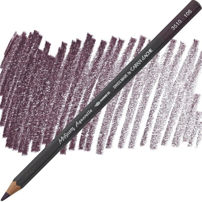 CARAN D’ACHE CARAN D’ACHE 106 DARK PLUM Caran D’Ache Museum Aquarelle Colour Pencils