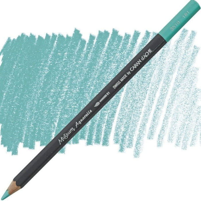 CARAN D’ACHE CARAN D’ACHE 181 LIGHT MALACHITE GREEN Caran D’Ache Museum Aquarelle Colour Pencils