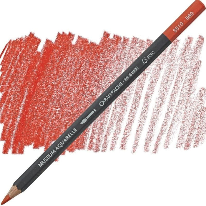 CARAN D’ACHE CARAN D’ACHE 560 LIGHT CADMIUM RED Caran D’Ache Museum Aquarelle Colour Pencils