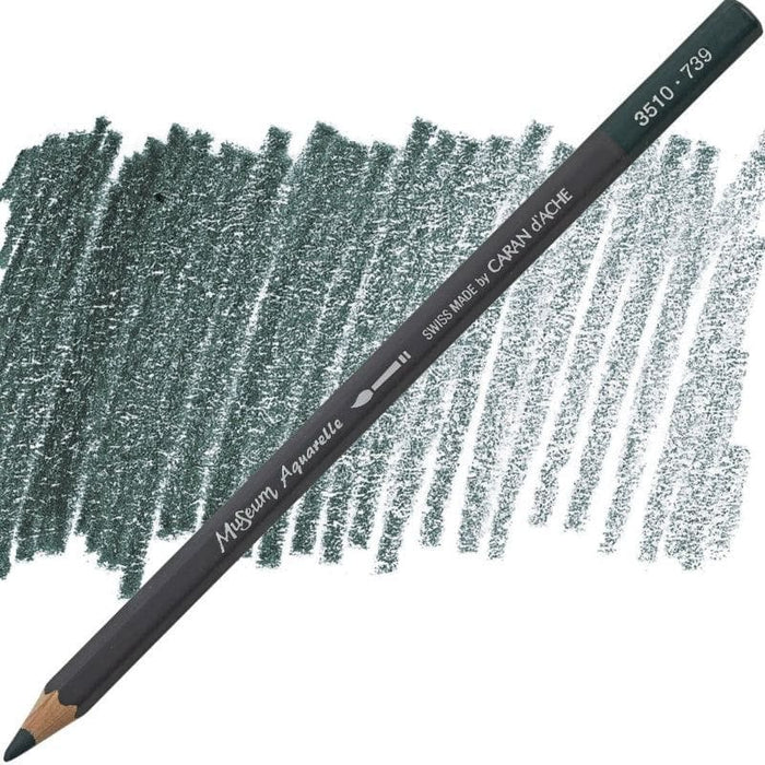 CARAN D’ACHE CARAN D’ACHE 739 DARK SAP GREEN Caran D’Ache Museum Aquarelle Colour Pencils