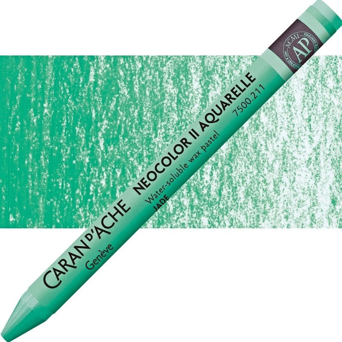 CARAN D’ACHE CARAN D’ACHE 211 JADE GREEN Caran D’Ache NEOCOLOR II Wax Pastels (watersoluble)