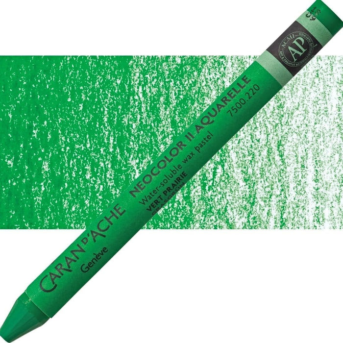 CARAN D’ACHE CARAN D’ACHE 220 GRASS GREEN Caran D’Ache NEOCOLOR II Wax Pastels (watersoluble)