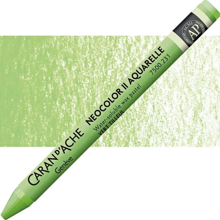 CARAN D’ACHE CARAN D’ACHE 231 LIME GREEN Caran D’Ache NEOCOLOR II Wax Pastels (watersoluble)