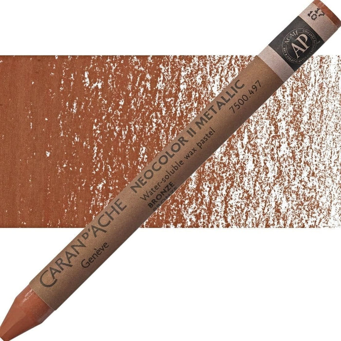 CARAN D’ACHE CARAN D’ACHE 497 BRONZE Caran D’Ache NEOCOLOR II Wax Pastels (watersoluble)