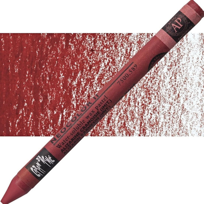 CARAN D’ACHE CARAN D’ACHE 589 CRIMSON ALIZARIN Caran D’Ache NEOCOLOR II Wax Pastels (watersoluble)