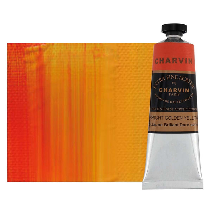 DISCONTINUED CHARVIN Bright Golden Yellow Charvin Acrylics 60ml