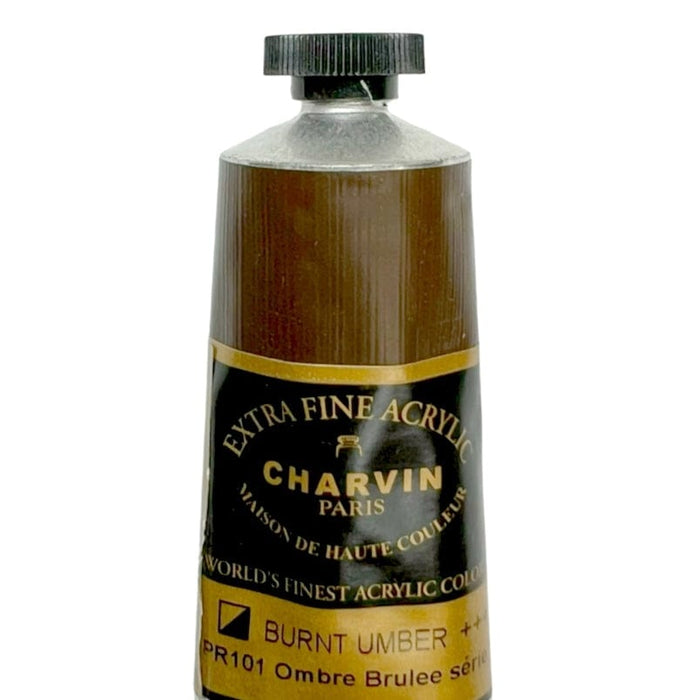 DISCONTINUED CHARVIN Burnt Umber Charvin Acrylics 60ml