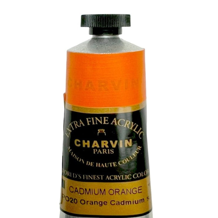 DISCONTINUED CHARVIN Cadmium Orange Charvin Acrylics 60ml