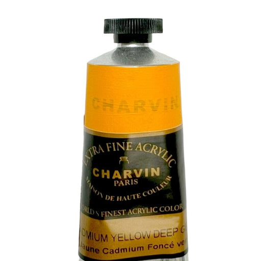 DISCONTINUED CHARVIN Cadmium Yellow Deep Charvin Acrylics 60ml