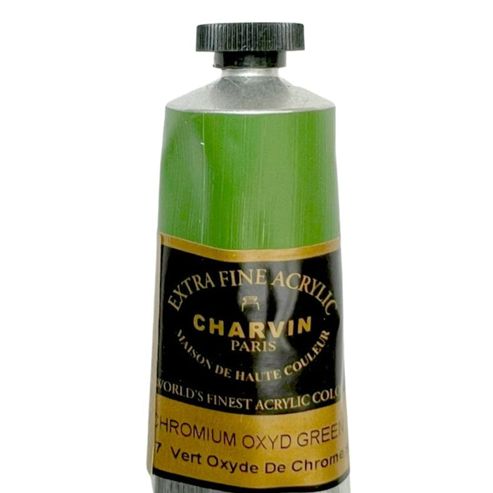 DISCONTINUED CHARVIN Chromium Oxyd Green Charvin Acrylics 60ml