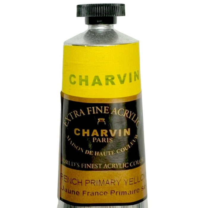 DISCONTINUED CHARVIN French Primary Yellow Charvin Acrylics 60ml