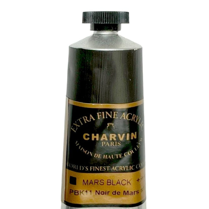 DISCONTINUED CHARVIN Mars black Charvin Acrylics 60ml