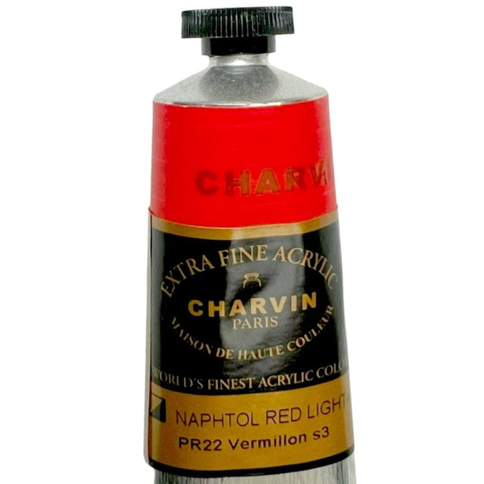 DISCONTINUED CHARVIN Napthol Red Light Charvin Acrylics 60ml