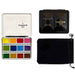 CHARVIN SETS CHARVIN Charvin Black Watercolour Metal Pan Set 12 half pans