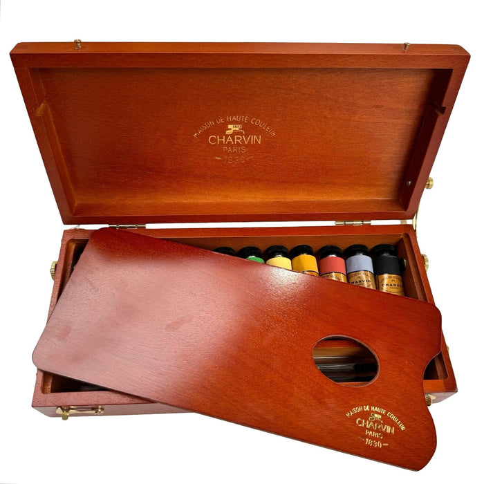 CHARVIN SETS CHARVIN Charvin Extra Fine Gouache Wooden Box Set