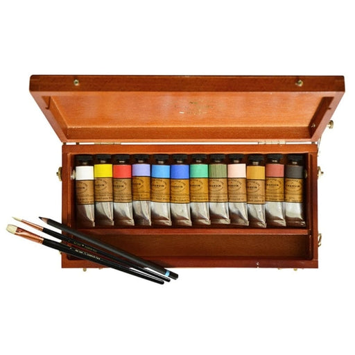 CHARVIN SETS CHARVIN Charvin Extra Fine Oil Paint Set 12 Tubes 20ml, with Accessories