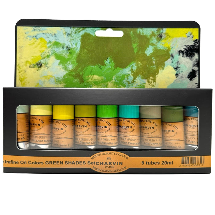 CHARVIN SETS CHARVIN Charvin Extra Fine Oil Set Green Shades