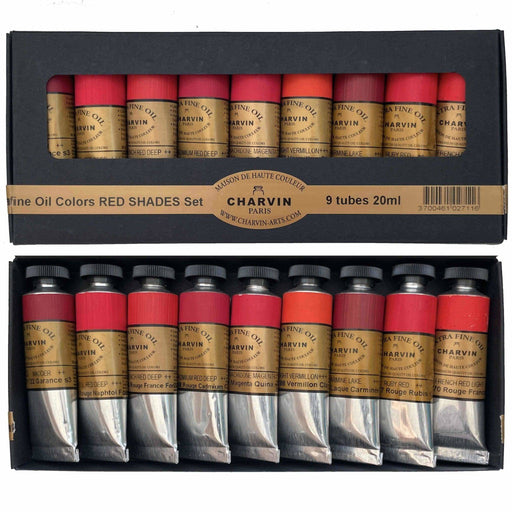 CHARVIN SETS CHARVIN Charvin Extra Fine Oil Set in Red Shades