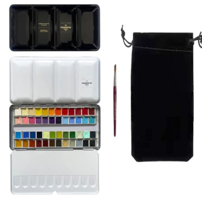 CHARVIN SETS CHARVIN Charvin Watercolour Pan Set 48 + Brush