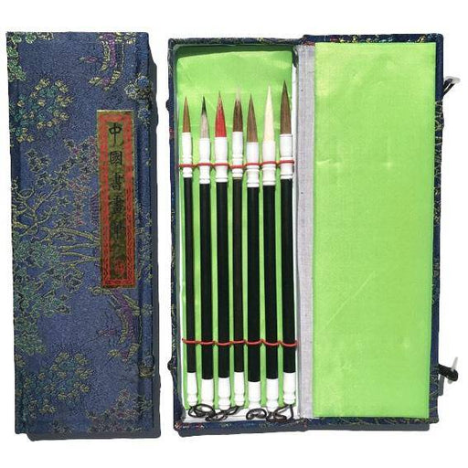 ALESANDRO BRUSHES Chinese Blue Calligraphy Brush Set