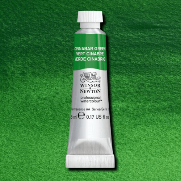 WINSOR & NEWTON WATERCOLOURS 5ML WINSOR & NEWTON WATERCOLOURS Cinnabar Green Winsor & Newton Watercolours 5ml