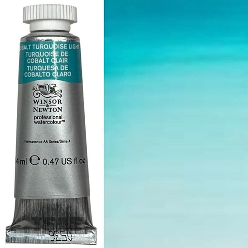 WINSOR & NEWTON WATERCOLOURS WINSOR & NEWTON WATERCOLOURS Cobalt Turquoise Light 14ml W&N Watercolour