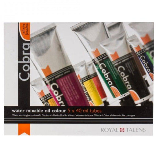 Cobra Water Mixable Oil Colour 5x40ml - The Sydney Art Store