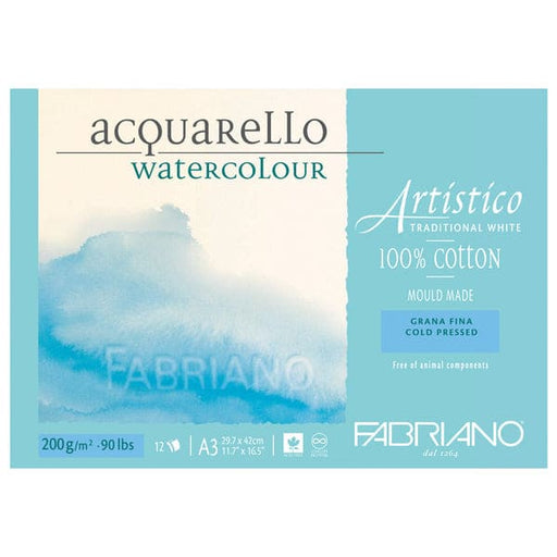 NEW NEW Cold Pressed 200Gsm A3 Medium 12 Sheet Fsc Mix Credit