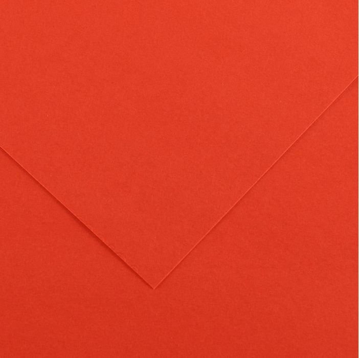 CANSON COLORLINE CANSON 14  Tomato Colorline 300gsm 50x65cm ( Each )