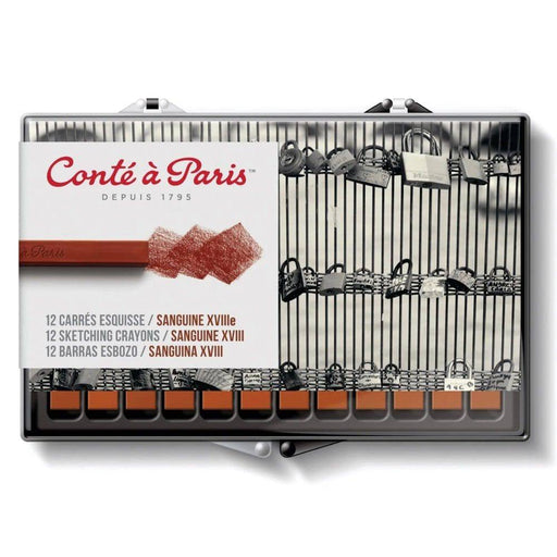 CONTE CONTE Conte Crayon 18th Century Sanguine Set 12