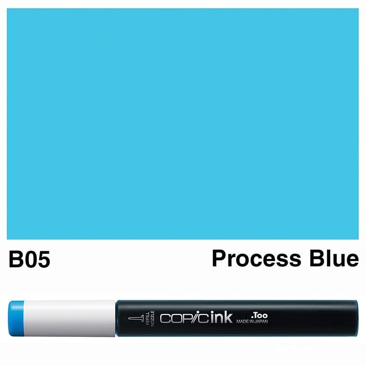 Process Blue Ink Copic Ink B05 Process Blue — The Sydney Art Store