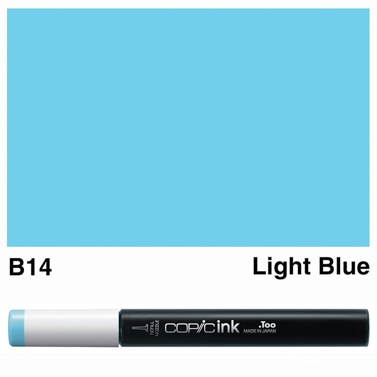 Copic Ink B14-Light Blue — The Sydney Art Store