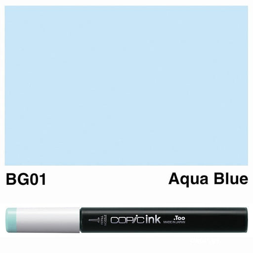 COPIC INKS COPIC Copic Ink BG01-Aqua Blue