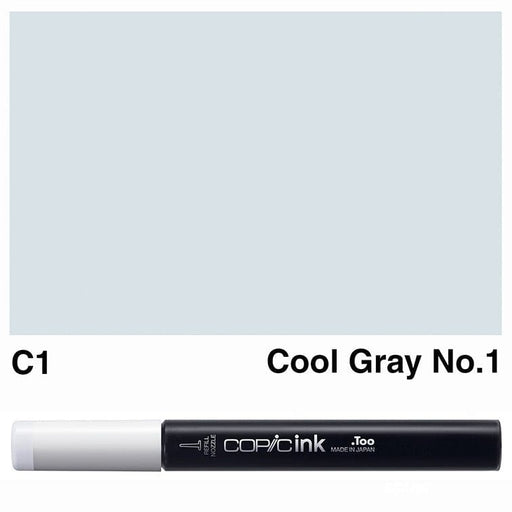 COPIC INKS COPIC Copic Ink C1-Cool Gray No.1