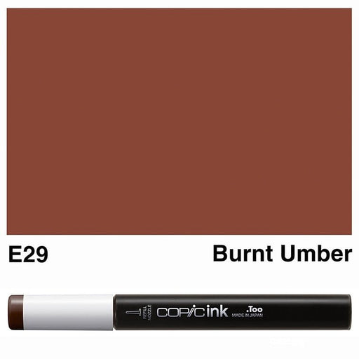 COPIC INKS COPIC Copic Ink E29-Burnt Umber