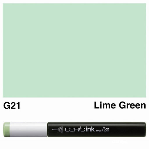 COPIC INKS COPIC Copic Ink G21-Lime Green