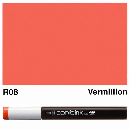 COPIC INKS COPIC Copic Ink R08-Vermillion